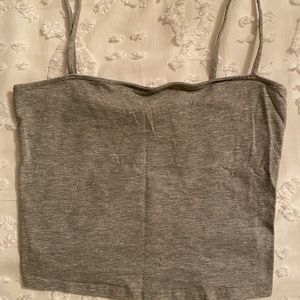 H&M Gray Crop Top